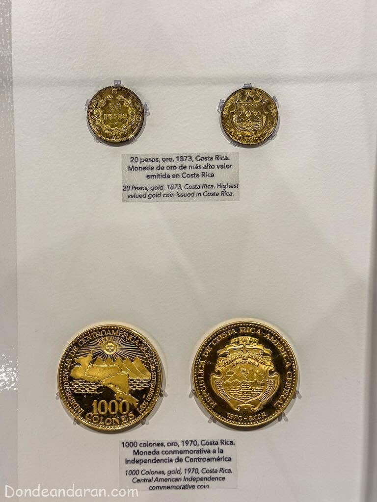 Monedas especiales.