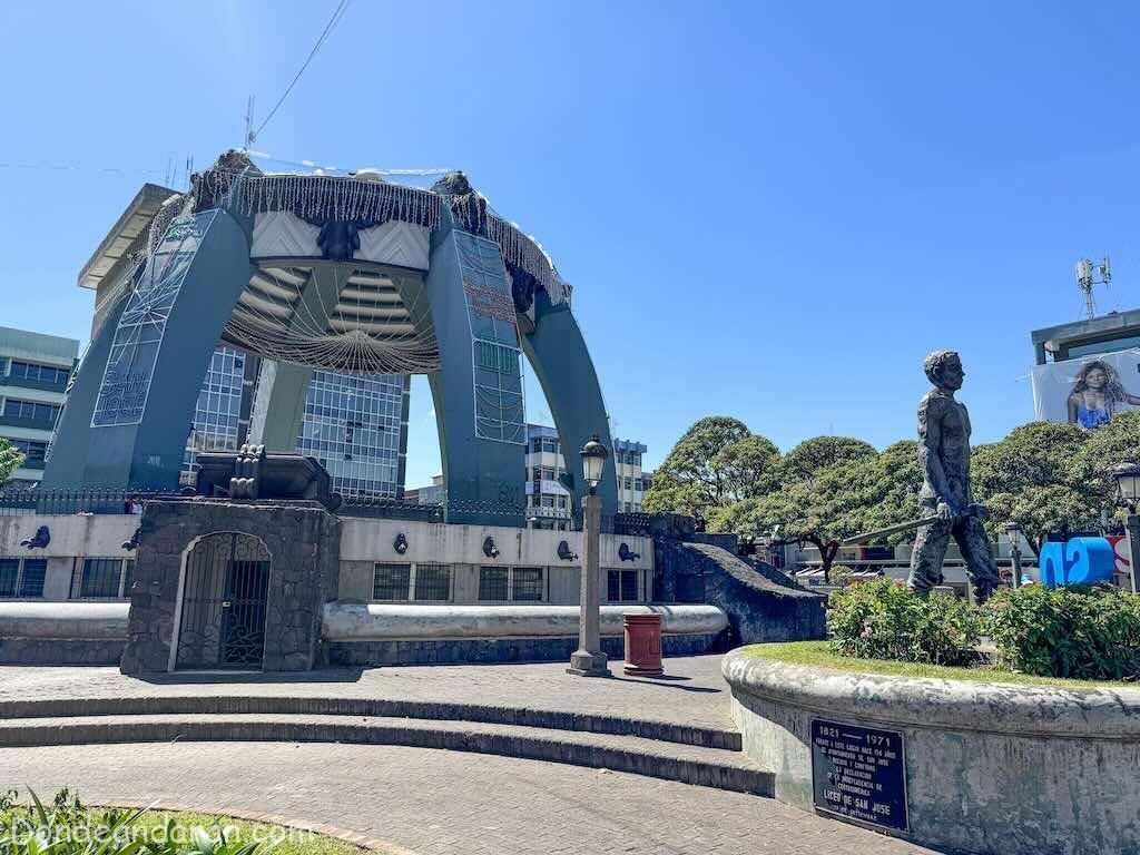 Parque Central de San José de Costa Rica.