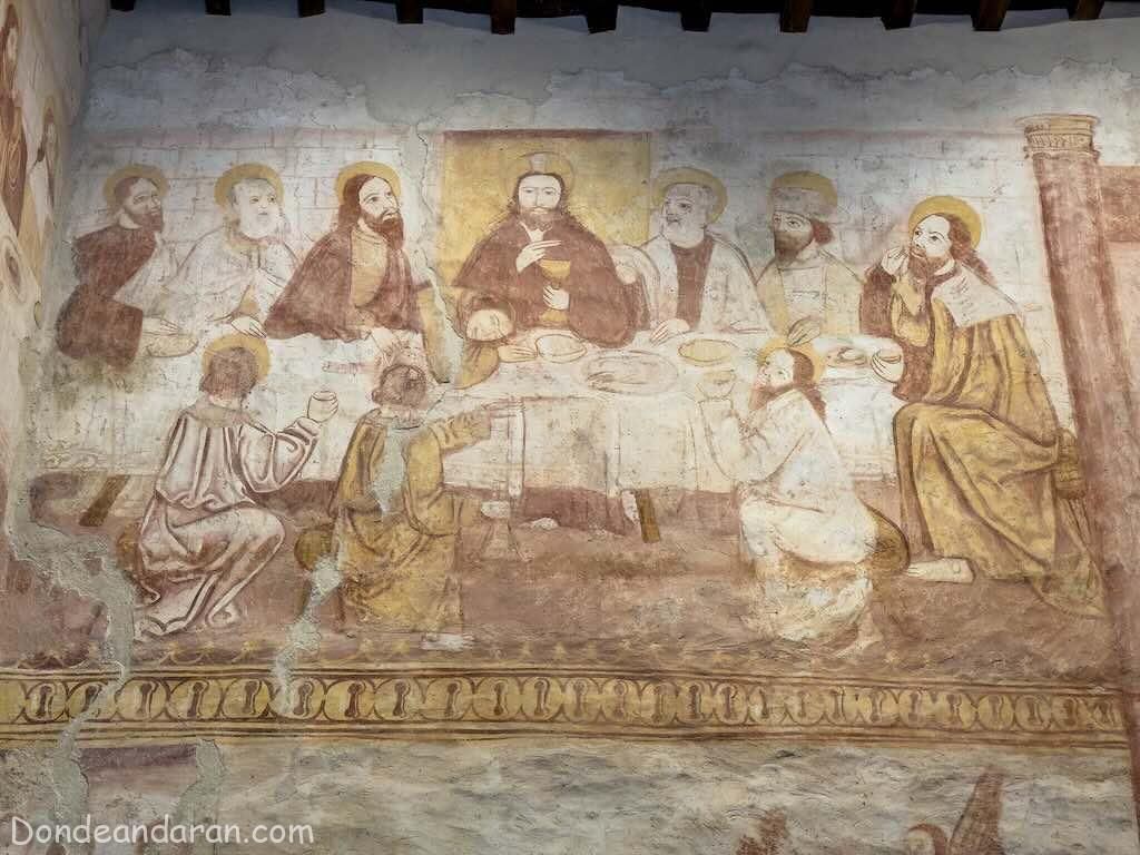 Pinturas en la ermita de Nuestra señora de Fernandiel.