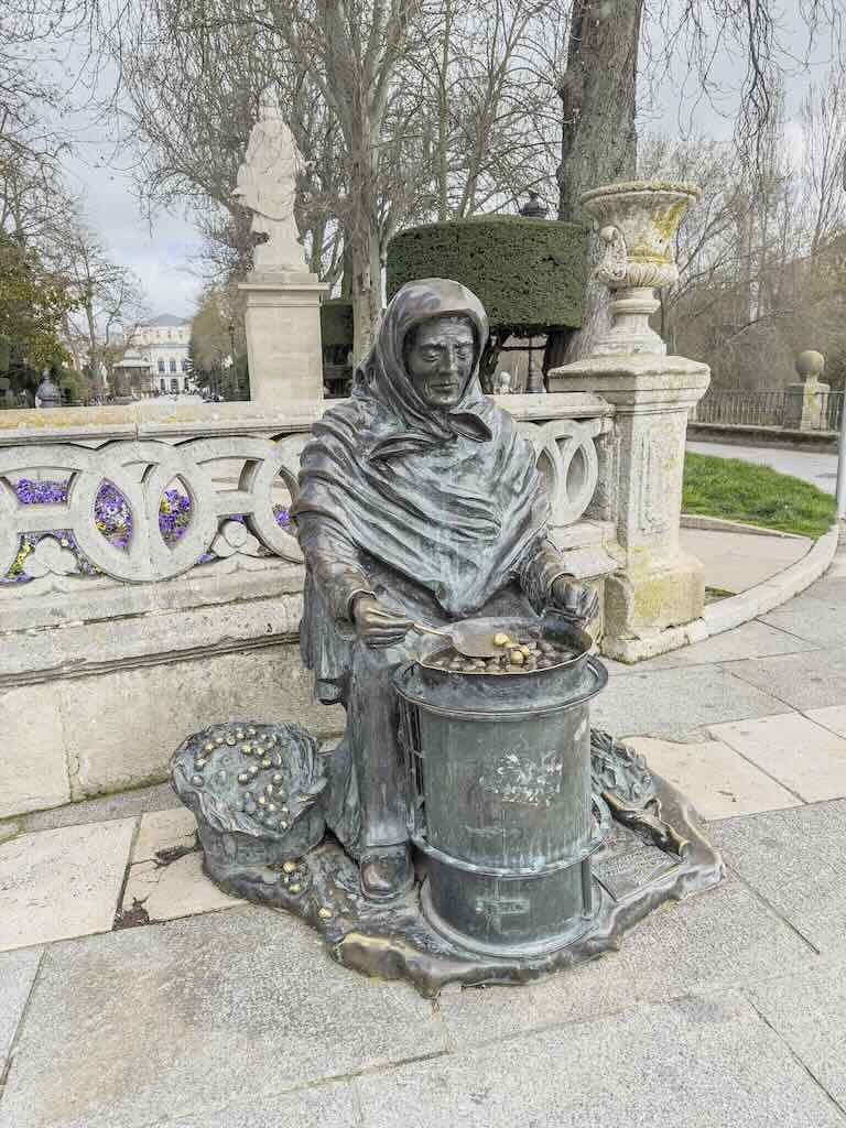 Homenaje a la castañera, Burgos.
