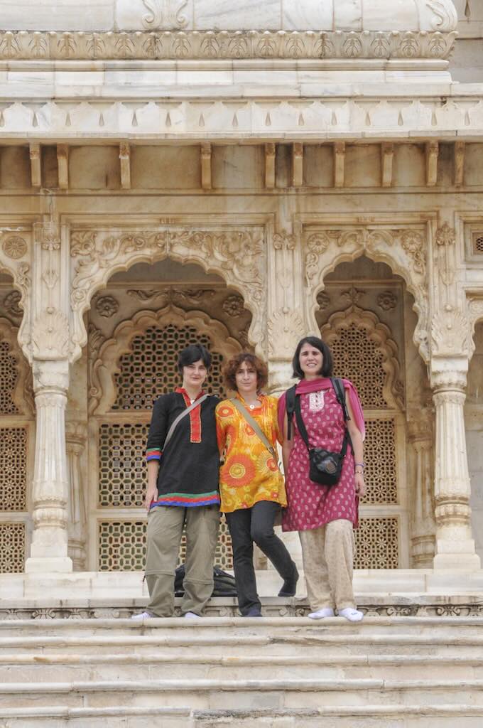 Con Ainhoa y Montse, Jodpur.