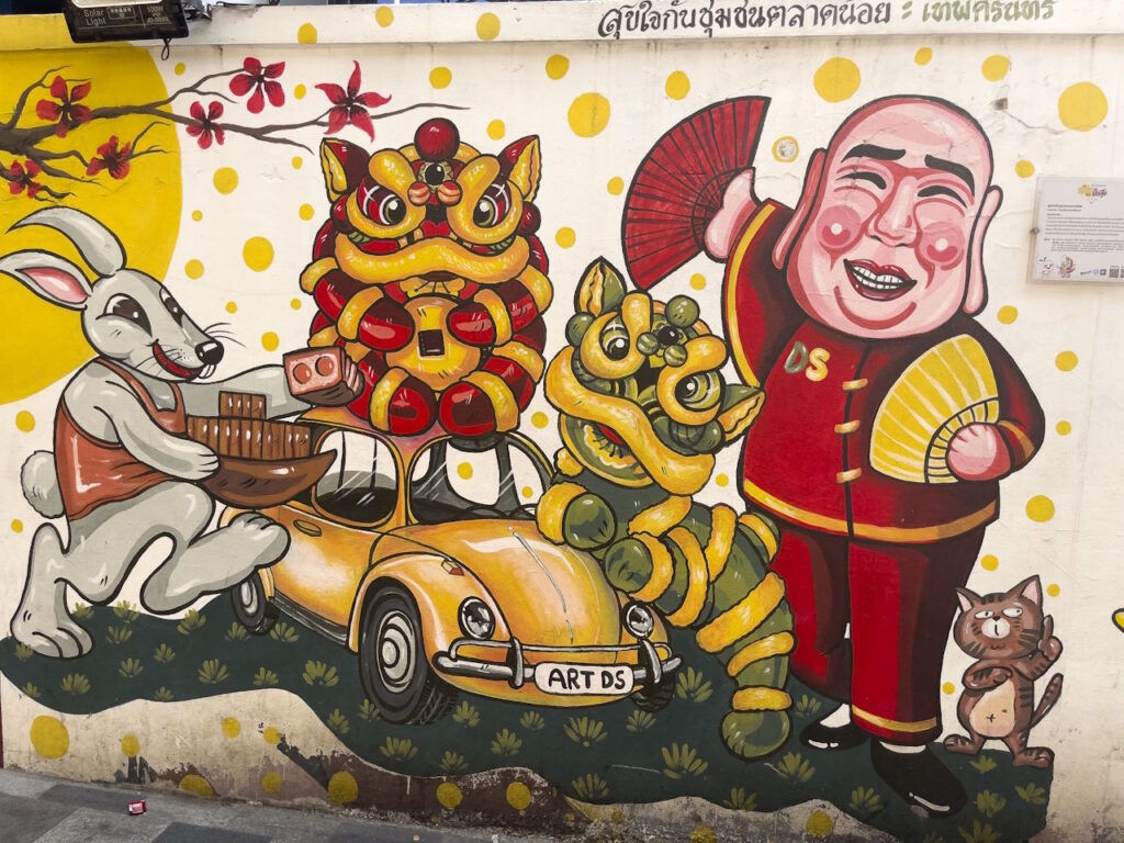 Grafitis en Bangkok