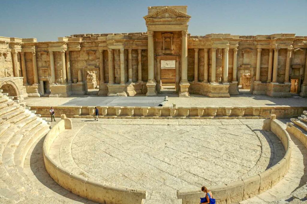 Teatro romano de Palmira. Siria.