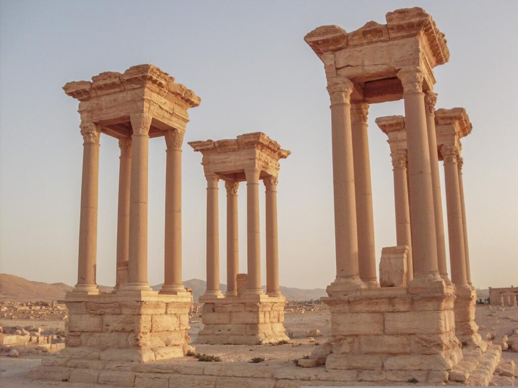 Tetrapylon, Palmira. Siria.