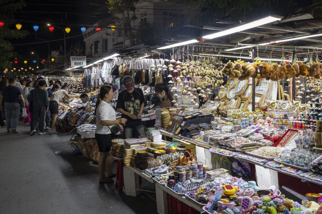 Mercado nocturno.
