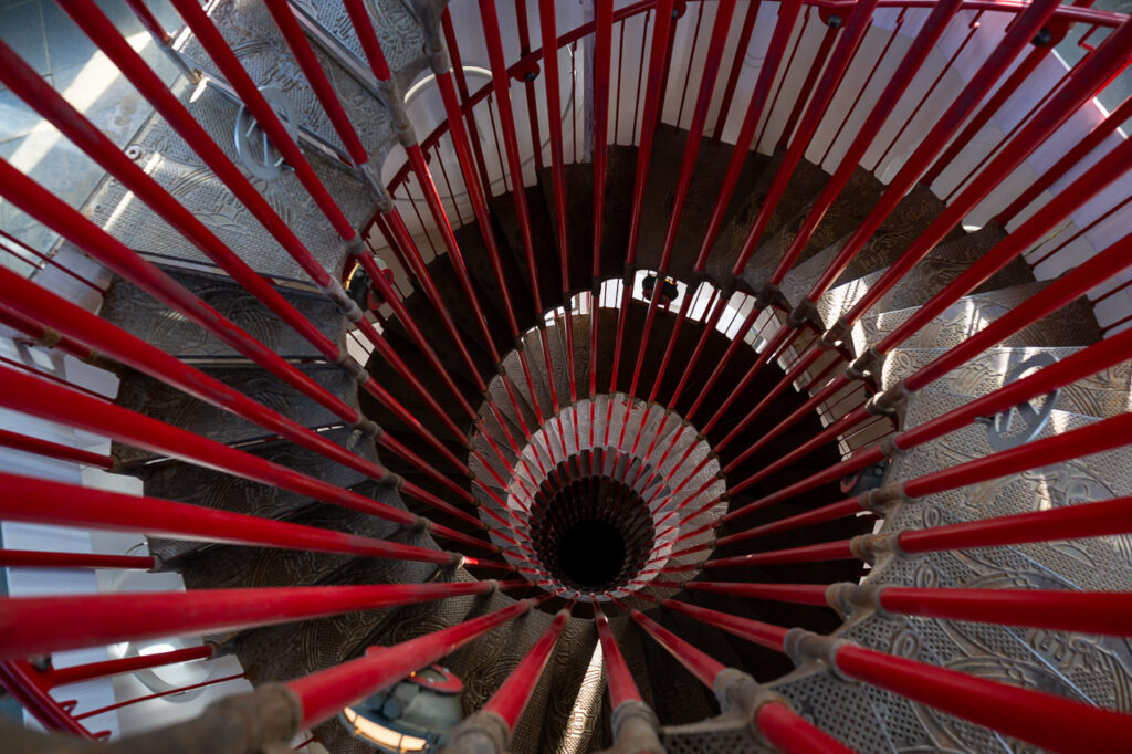 Escaleras en el castillo