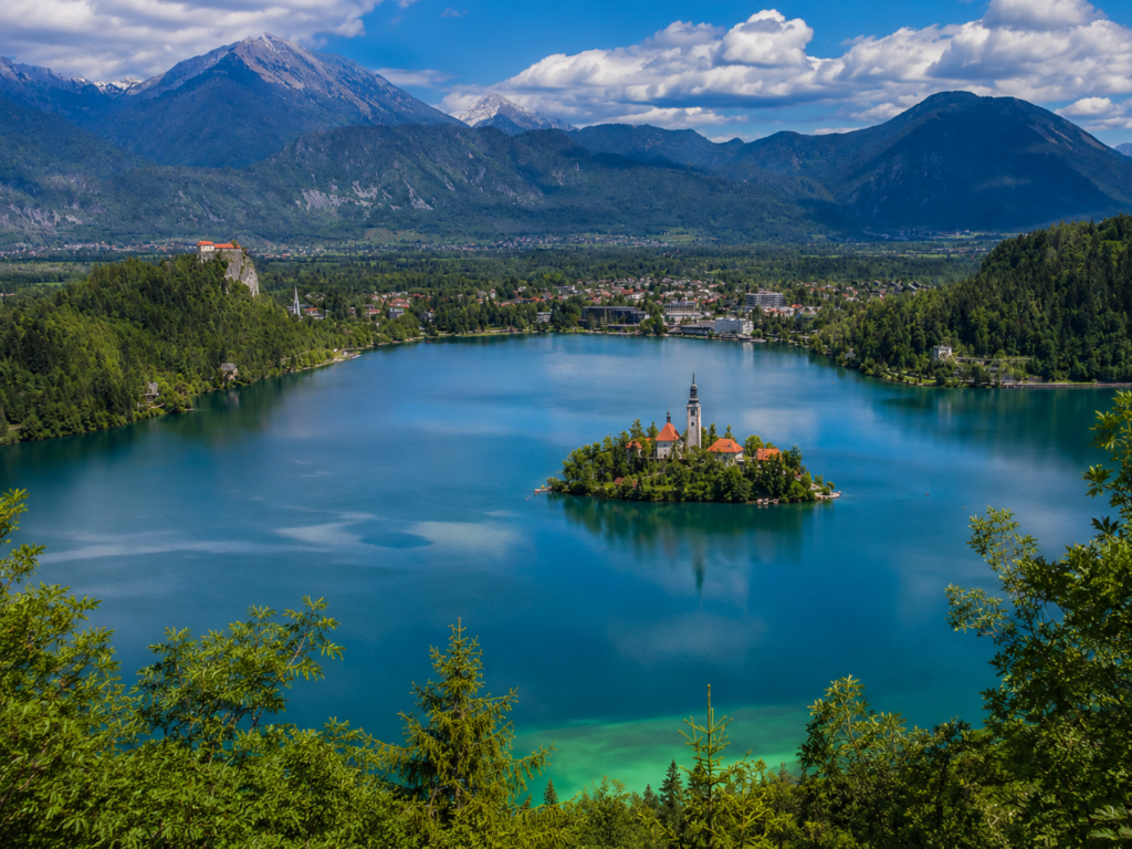 Lago Bled desde Mala Osojnica