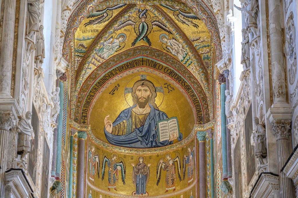 Cristo Pantocrátor de la Catedral de Cafalú.
